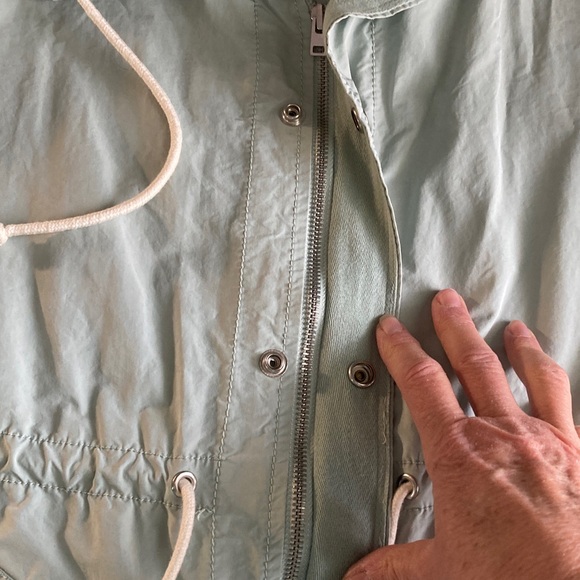 J. Crew Light Mint Raincoat - Picture 8 of 8